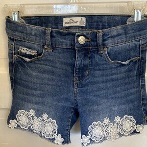 130 Jordache Blue Jean Shorts, Size 8